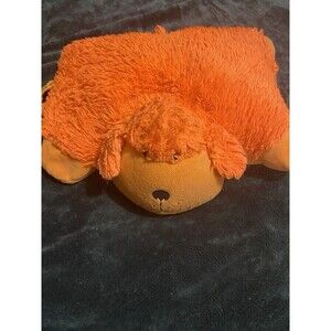 2012 Pillow Pets Orange Dog Plush 18” Large Stuffed
